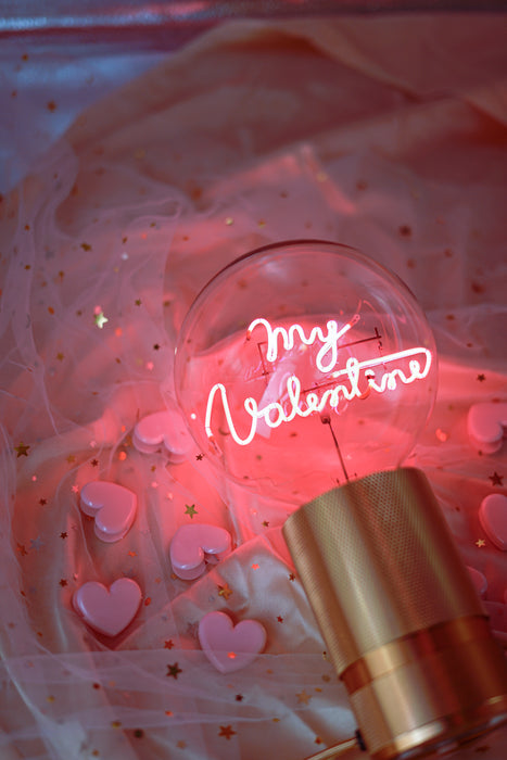 Dekorative Lampe „My Valentine (verre fumé)“ – verkabelt