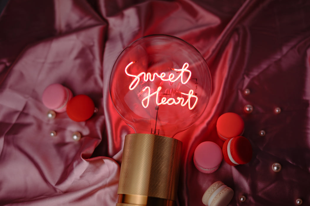 Dekorative Lampe „Sweet Heart“ – verkabelt