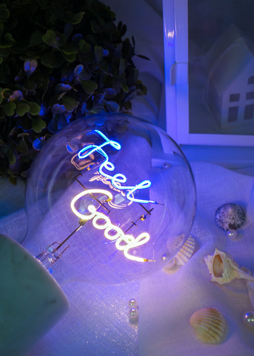 Dekorative Lampe „Feel Good“ – verkabelt