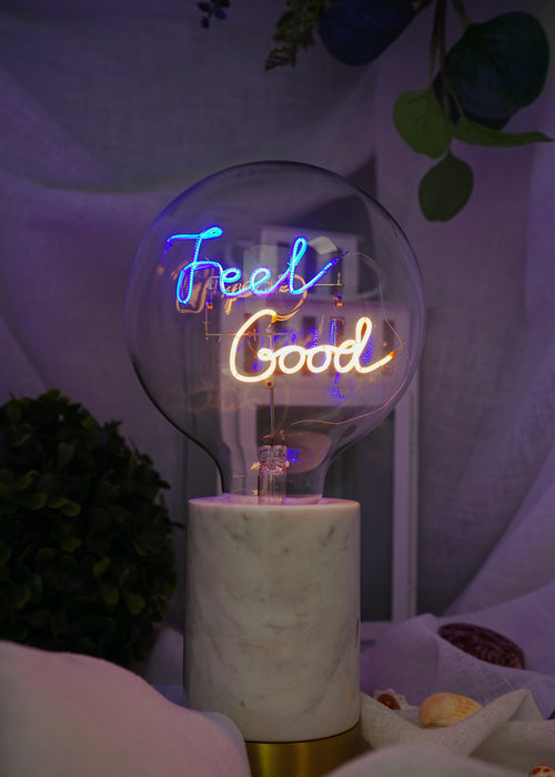 Dekorative Lampe „Feel Good“ – verkabelt