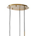 Hanglamp Mayson glas goud-helder+goud