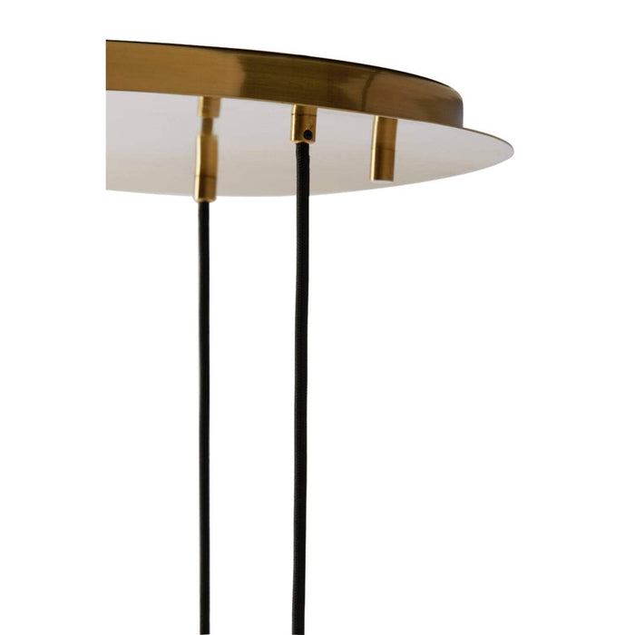 Hanglamp Mayson glas goud-helder+goud