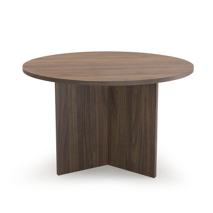 Ronde Eettafel Mae, 140cm, kleur bruin notenhout