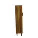 Kast Mocu glas+hout olie bruin L