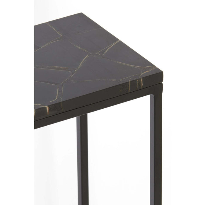 Side table S/2 Morena black + agate black