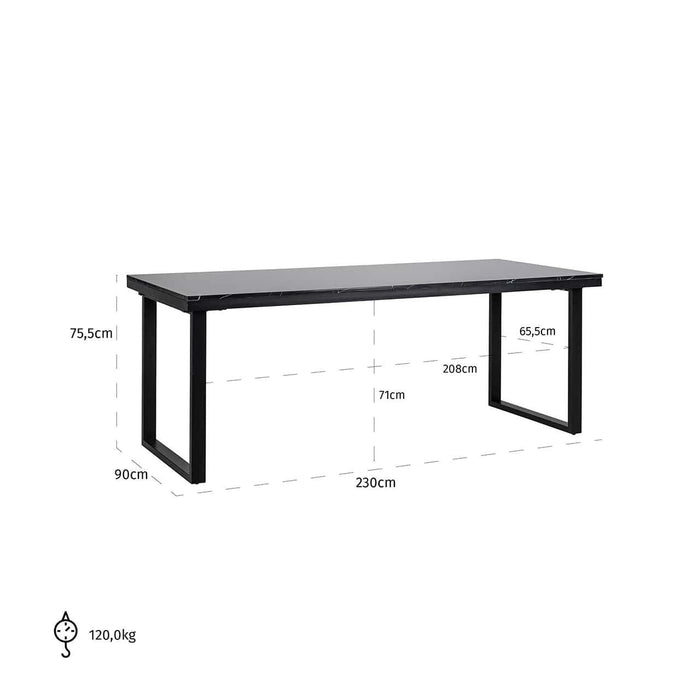 Eettafel Beaumont 230cm