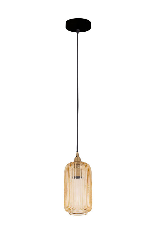 Juliet Amber glazen hanglamp lang