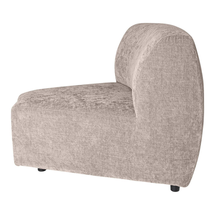 Lujo Sofa weiß 9852 Fiore Stoff Eckstück