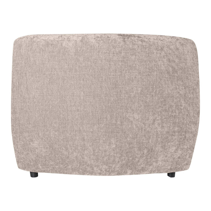 Lujo Sofa weiß 9852 Fiore Stoff Eckstück