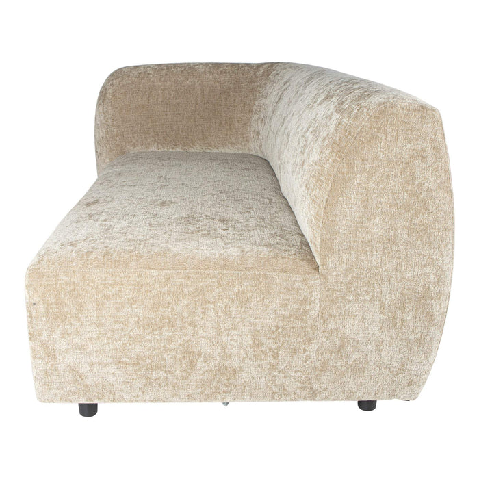 Lujo sofa cream 6051 fiore fabric 2 seater arm L