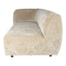 Lujo sofa cream 6051 fiore fabric 2 seater arm L