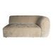 Lujo sofa cream 6051 fiore fabric 2 seater arm R