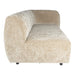 Lujo sofa cream 6051 fiore fabric 2 seater arm R