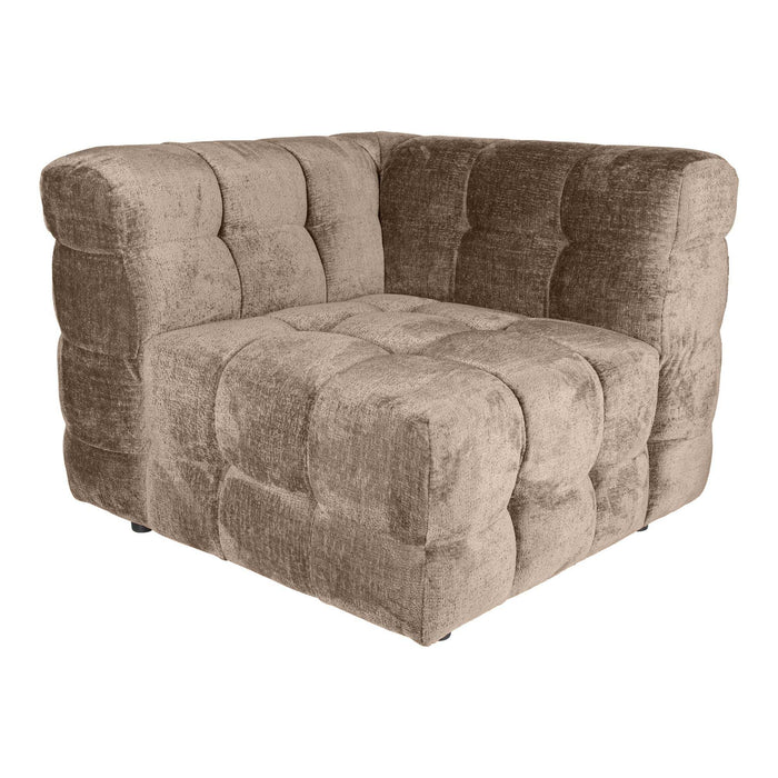 Jidde Sofa Berge 1042 Eckteil aus beigem Stoff