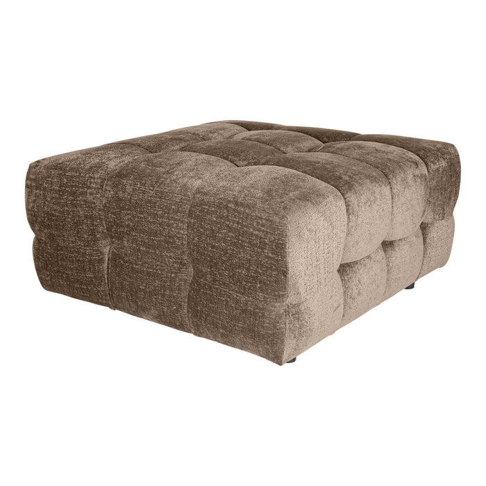 Jidde Sofa Berge 1042 Fußhocker aus beigem Stoff