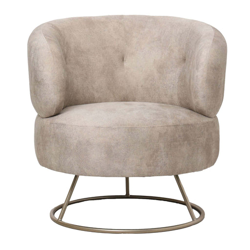 Carice Beige fauteuil infinity 2 beige goud basis