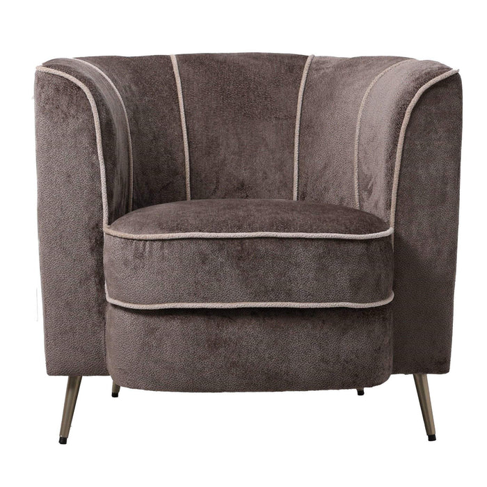 John Grey fauteuil aphrodite 7 mocco beige strepen