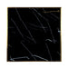 Eettafel Can Roca square black 70x70 Goud