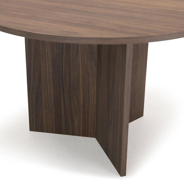 Ronde Eettafel Mae, 140cm, kleur bruin notenhout