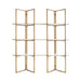 Wandkast Lagrand gold met 3 planken (Gold)