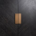 Dressoir Blackbone brass 4-deuren + open vak (Black rustic)