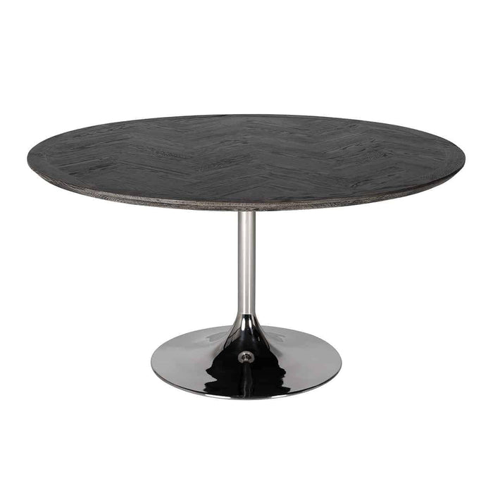 Eettafel Blackbone silver 140Ø