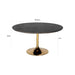 Eettafel Blackbone gold 140Ø