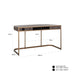 Bureau Classio 2-laden  (Brushed Gold)