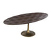 Eettafel Luxor ovaal diamant 230 Bruin