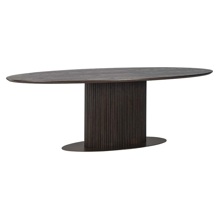 Eettafel Luxor ovaal 235cm Bruin