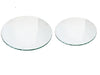 Set Glasplaten 91 & 73,5cm rond dikte 6-mm