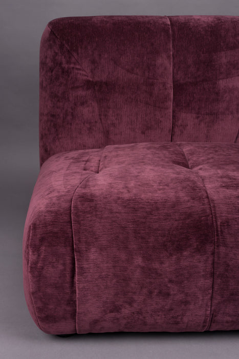 Giada Bank 3-seater Plum