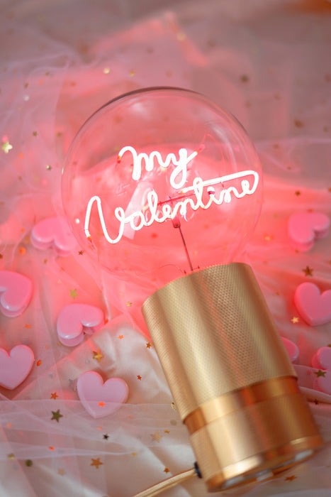 Dekorative Lampe „My Valentine (verre fumé)“ – verkabelt