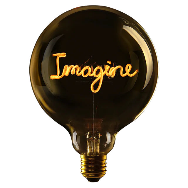 Dekorative Lampe „Imagine“ – verkabelt