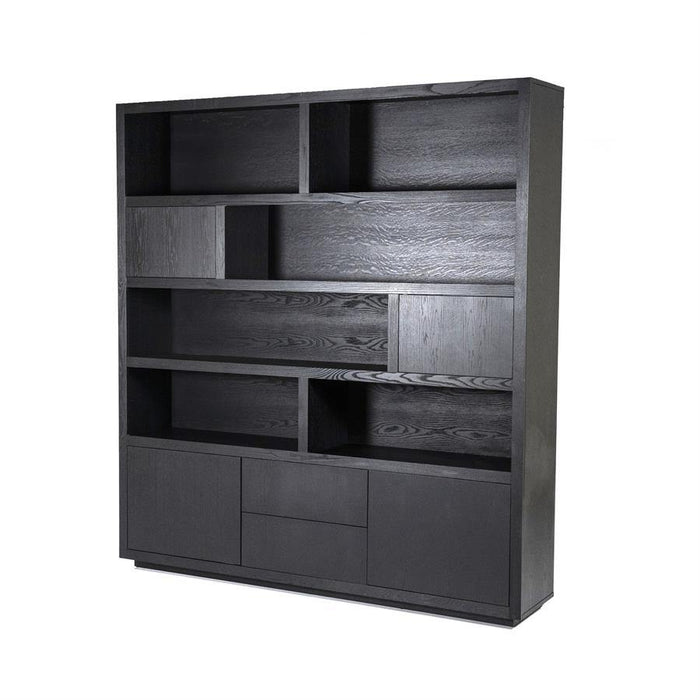 Schrank Helsinki 200x220 cm - schwarz