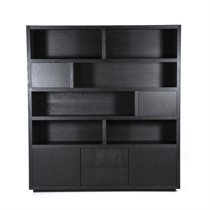 Schrank Helsinki 200x220 cm - schwarz