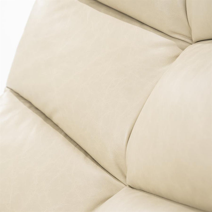 Fauteuil Sven - beige boho leder