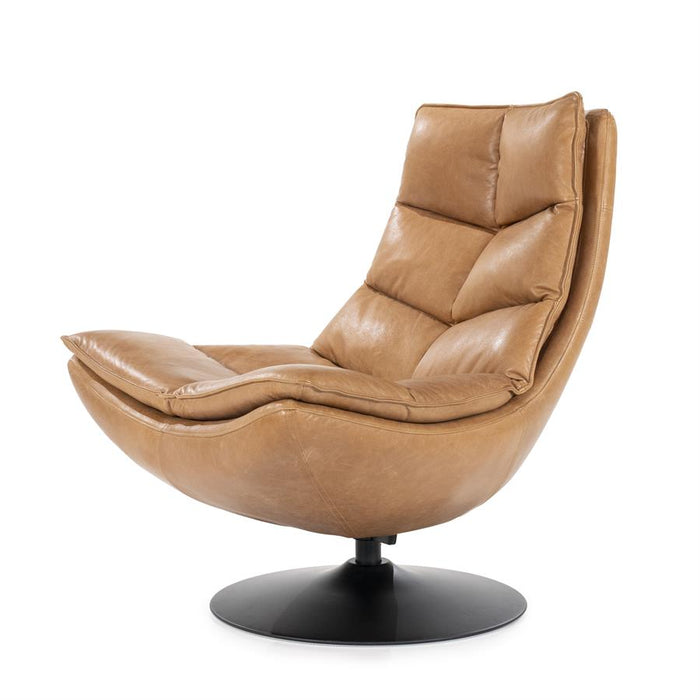 Fauteuil Sven - cognac boho leder