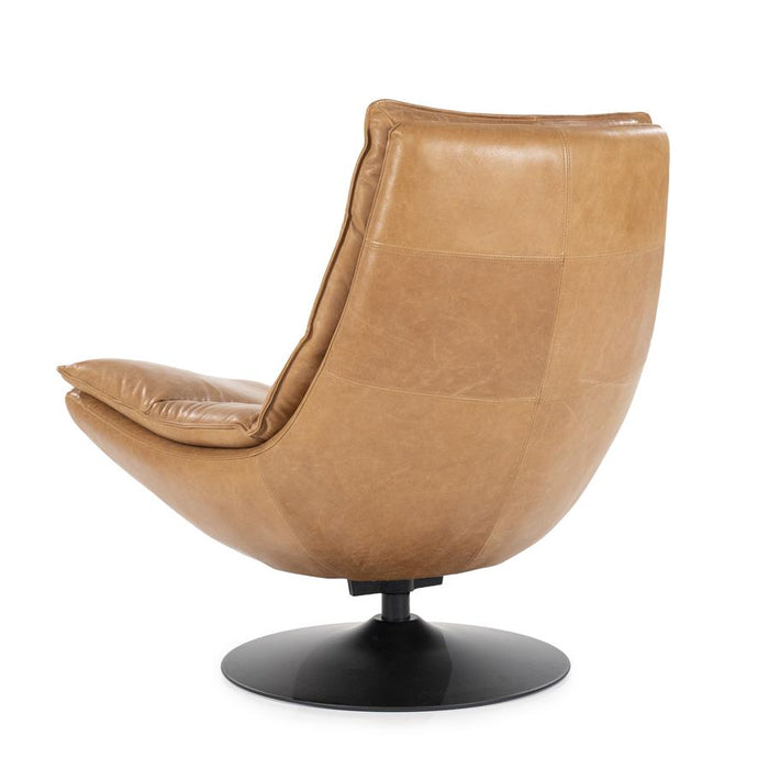 Fauteuil Sven - cognac boho leder