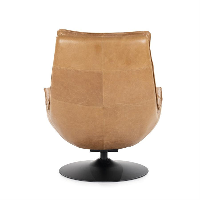 Fauteuil Sven - cognac boho leder