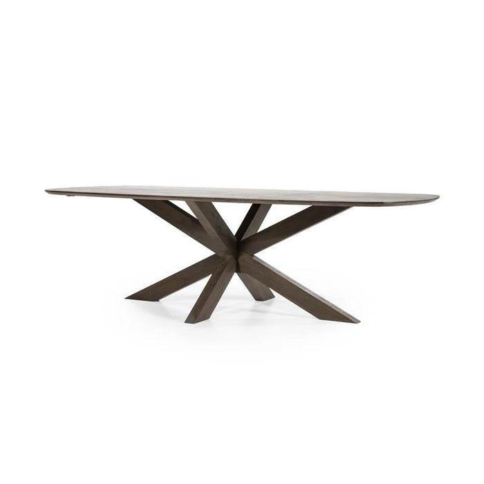 Eettafel Nikki 240x100 - bruin