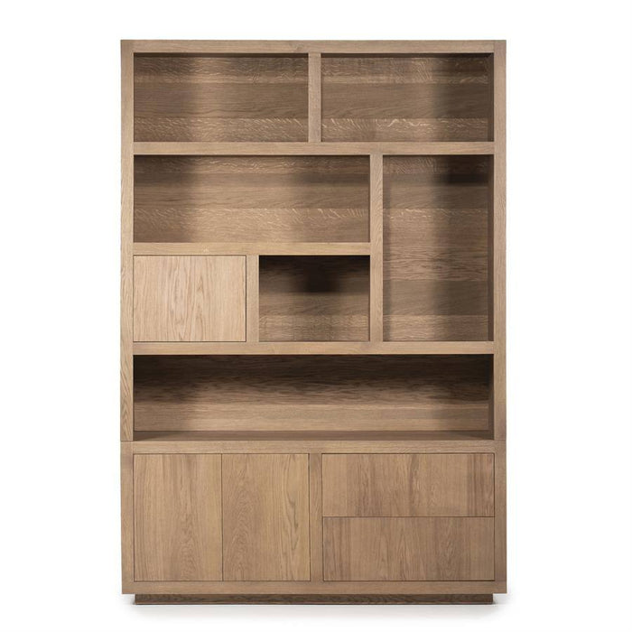 Schrank Helsinki 150x220 cm - hellbraun