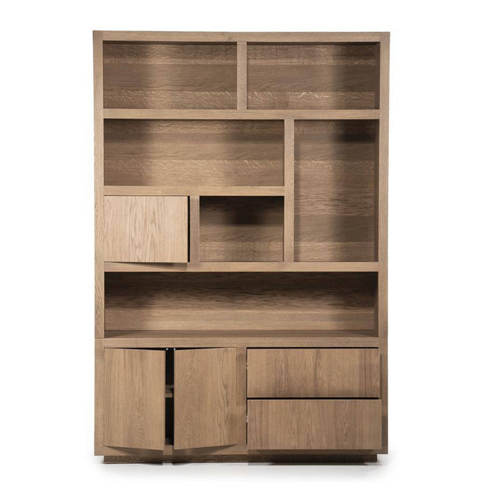 Schrank Helsinki 150x220 cm - hellbraun