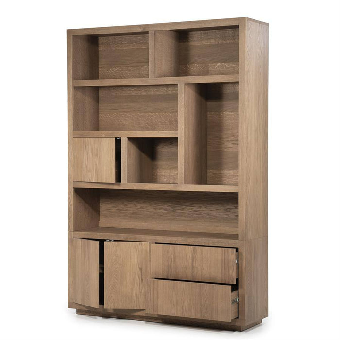 Schrank Helsinki 150x220 cm - hellbraun