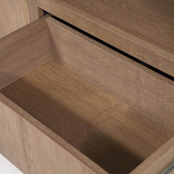 Schrank Helsinki 150x220 cm - hellbraun