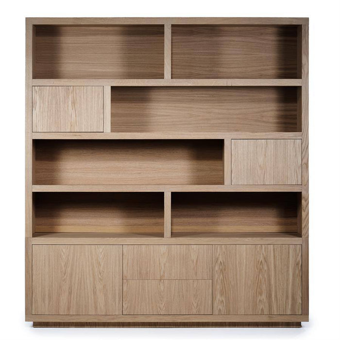 Schrank Helsinki 200x220 cm - hellbraun