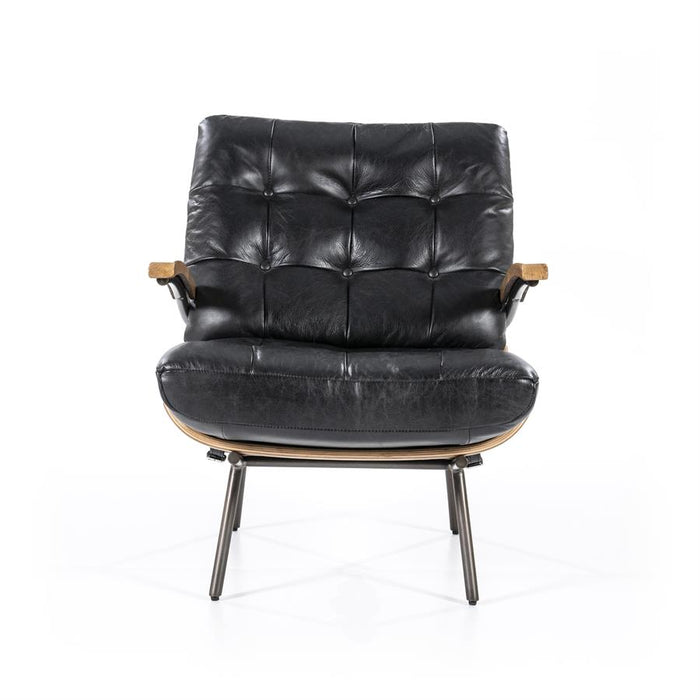 Fauteuil Bastiaan - zwart java leder