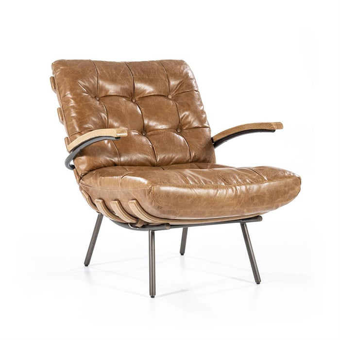 Fauteuil Bastiaan - cognac java leder