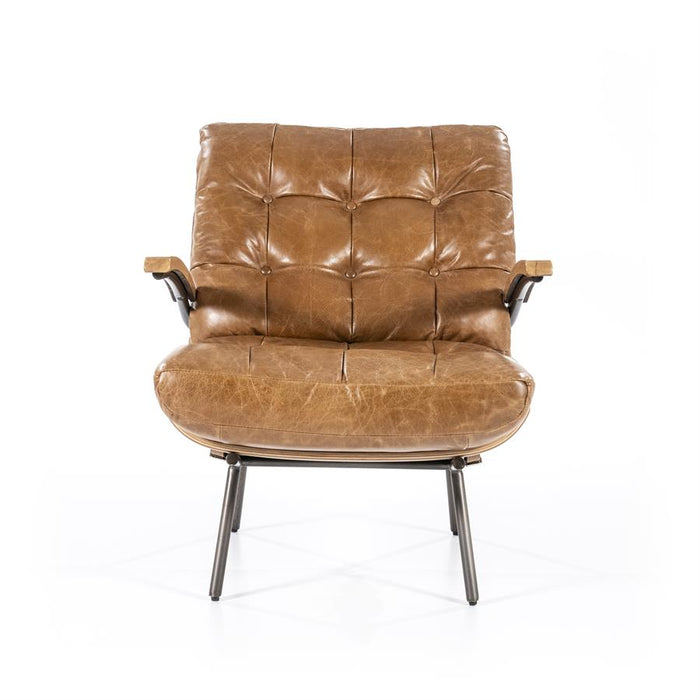 Fauteuil Bastiaan - cognac java leder