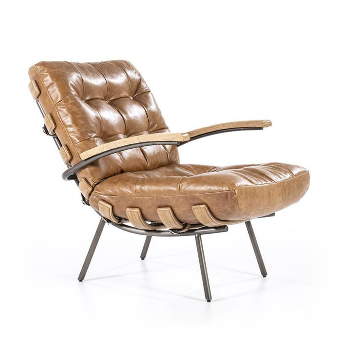 Fauteuil Bastiaan - cognac java leder